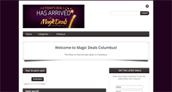 Desktop Screenshot of magicdealscolumbus.com